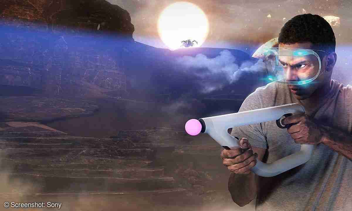 Sony Console: PS4 Pro mit VR Brille, Camera, 2 Controller, Aim Controller – Usato da Meilen venduto da remitrom 5