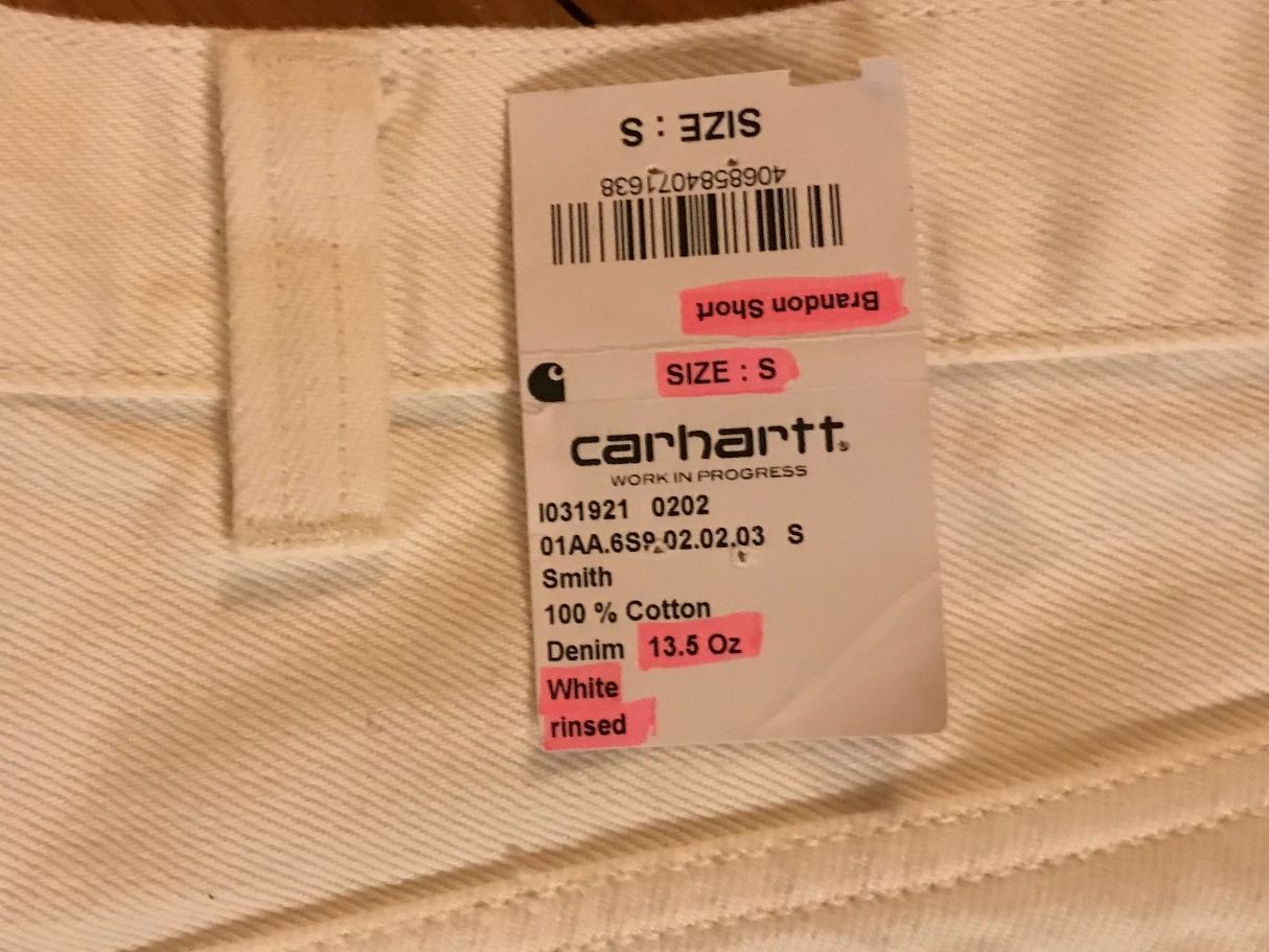 Carhartt Pantaloni: Carhartt Brandon Short/Weiss – Nuovo (secondo la descrizione) da Basel venduto da Michael-Keltoi 3