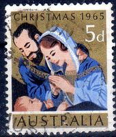 AUSTRALIEN CHRISTMAS 1965 MARKE GESTEMPELT SIEHE SCAN  -55