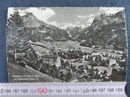 ENGELBERG MIT HAHNEN SPANNÖRTER 1962 AK ONW