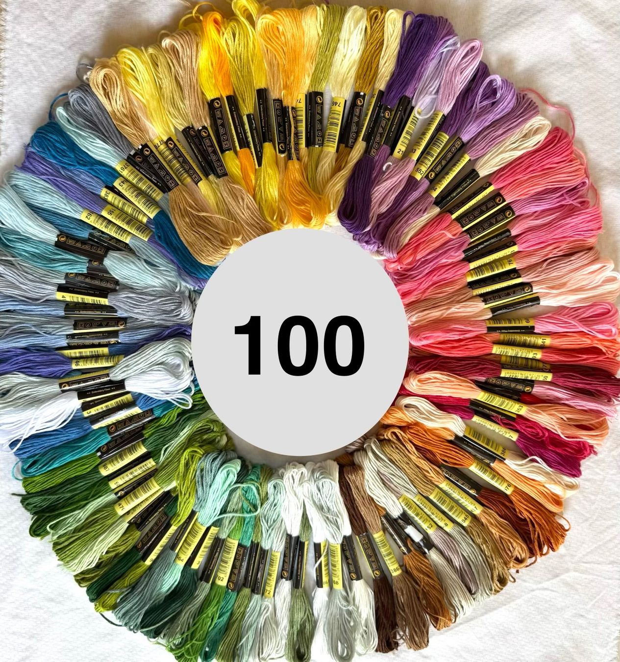 Bastelsets: 100 x Garn Stickgarn Armbändeli Knüpfen Basteln – Neu und originalverpackt aus Leuggern von unico10 1
