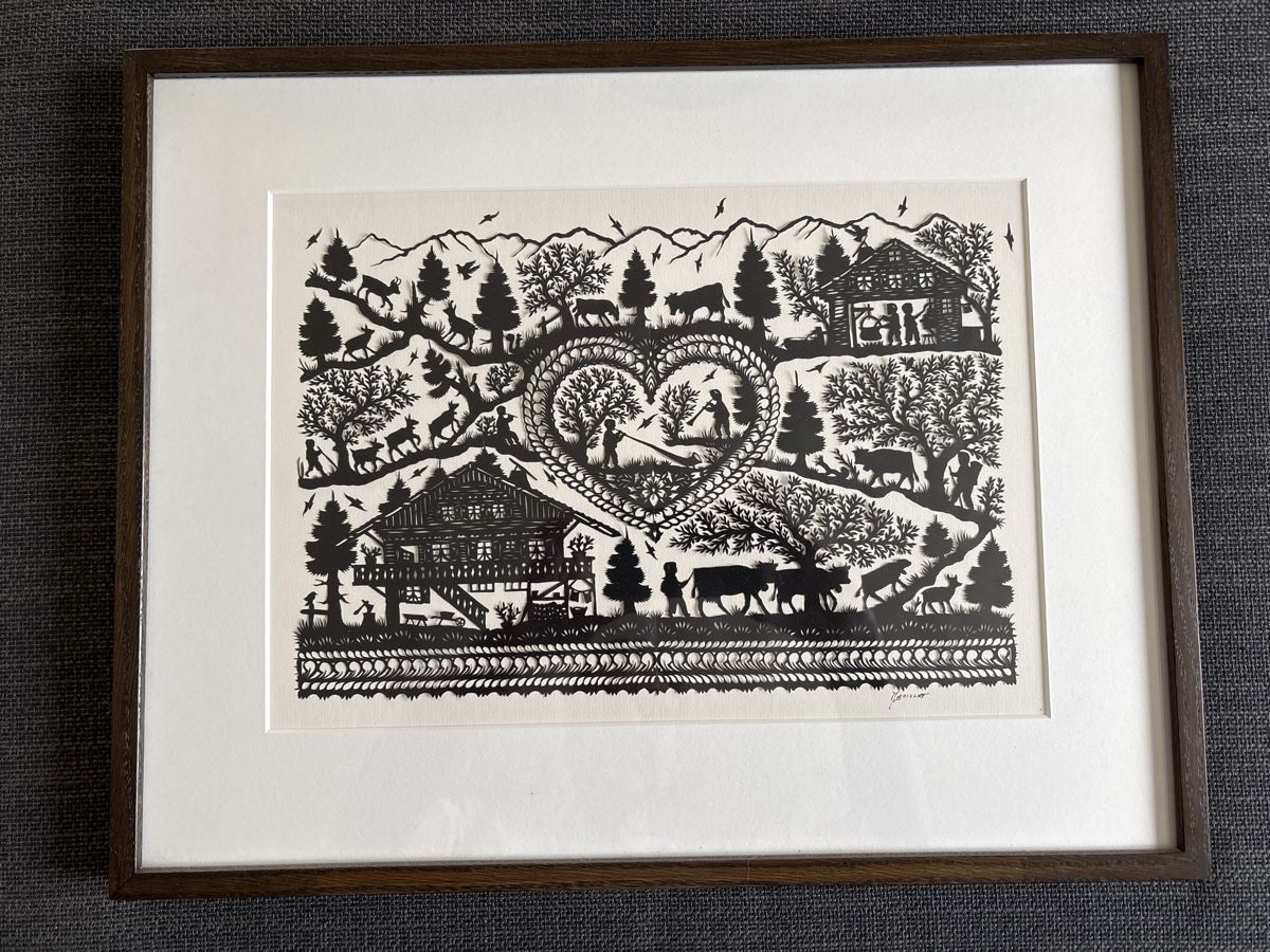 Dipinti: Tableau Original Monique Boillat découpage – Nuovo (secondo la descrizione) da Bussigny venduto da Numk