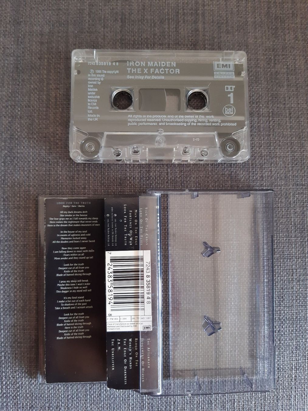 Musicassette: Iron Maiden The X Factor Audiokassette – Usato da Basel venduto da odradek 3