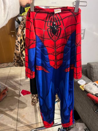 Spiderman Kostüm mit Maske 3-4 Jahre