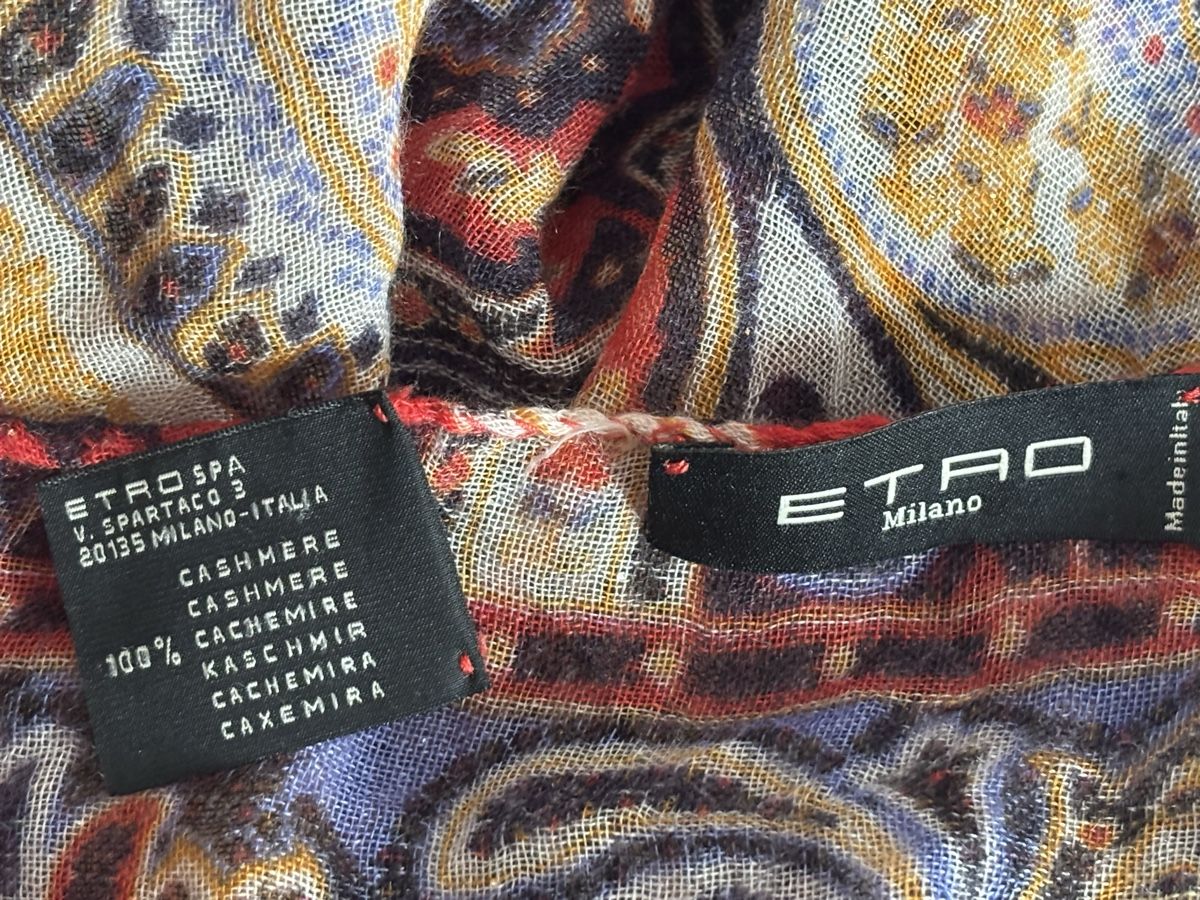 Etro Foulard & Sciarpe: Original Kaschmir Schal Etro – Usato da Pratteln venduto da sab_whk9 1