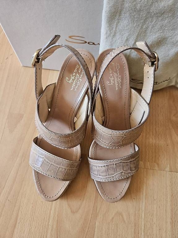 Chaussures femmes: Santoni Sandaletten. Gr 39.5 – D'occasion à Zürich par Elena231 1
