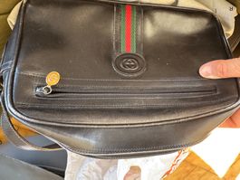 Sac Gucci Vintage en Cuir Noir