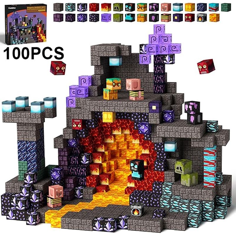 Baukästen: Minecraft Building Blocks 100PCS Magnetic toy New   – Neu (gemäss Beschreibung) aus Glattbrugg von har_jgc7