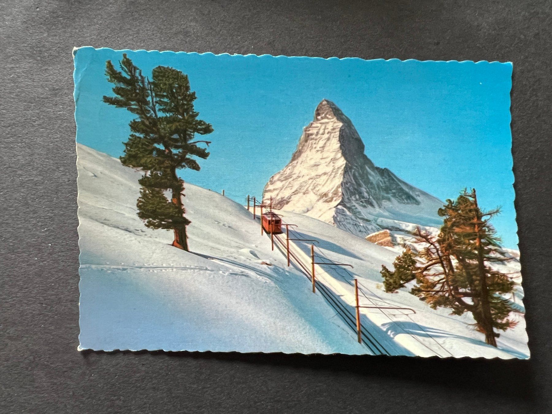 Ansichtskarten: Ansichtskarte Zermatt Eiger 1950  (M175) – Gebraucht aus Hinwil von Sidi4