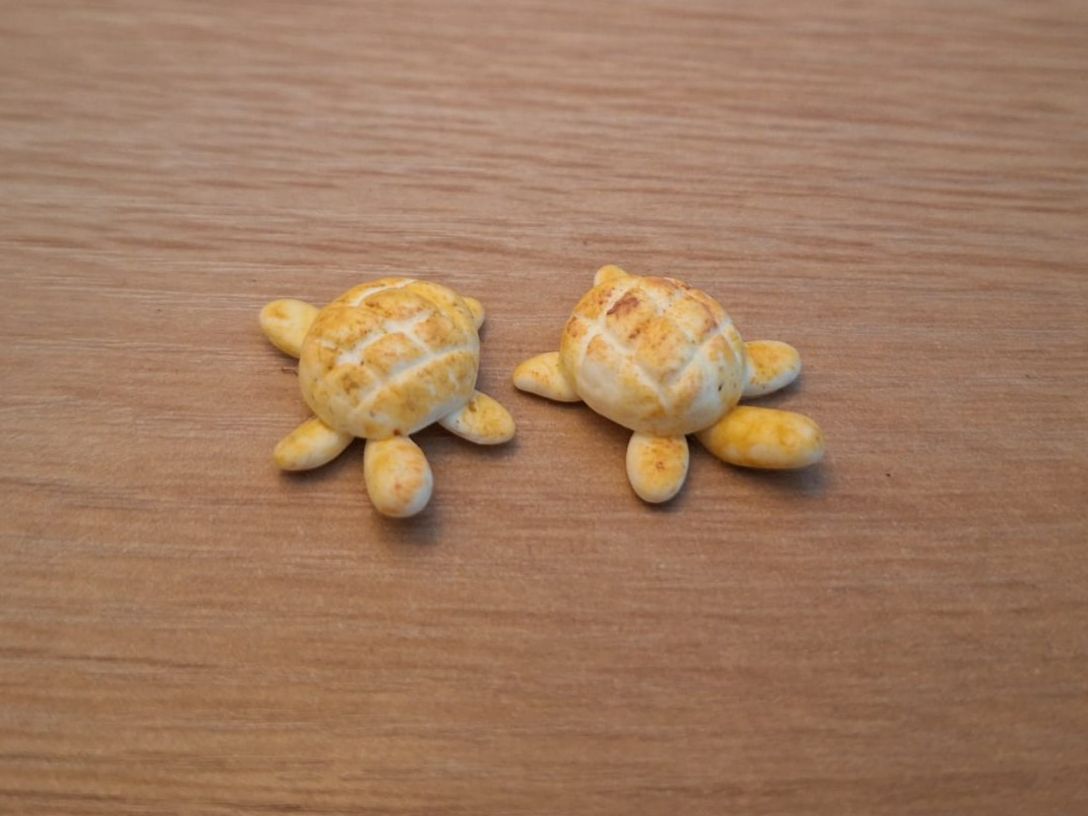 Case e mobili per bambole: Handmade Schildkröten Brötchen – Nuovo (secondo la descrizione) da Zürich venduto da HandmadeTinyFood 1