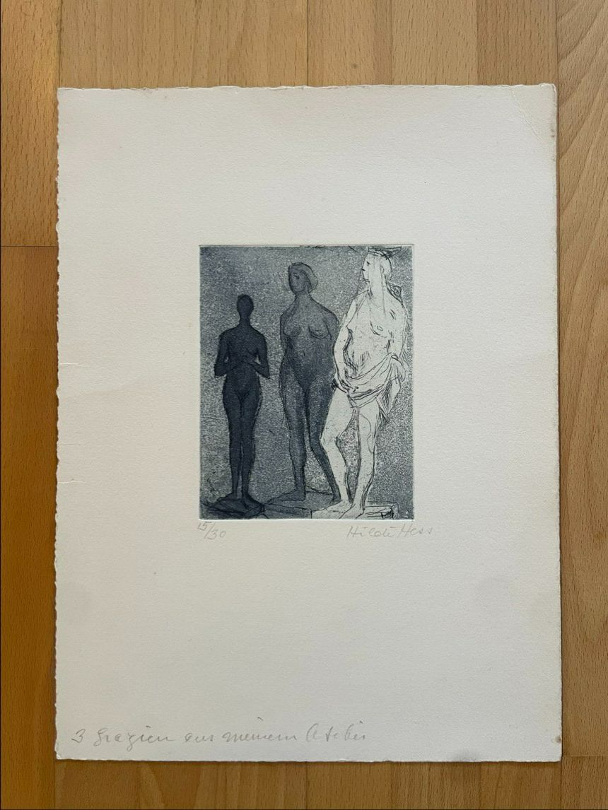 Gemälde: Hildi Hess "3 Grazien" Nr.15/30 – Gebraucht aus Frenkendorf von lia_t9jg 1