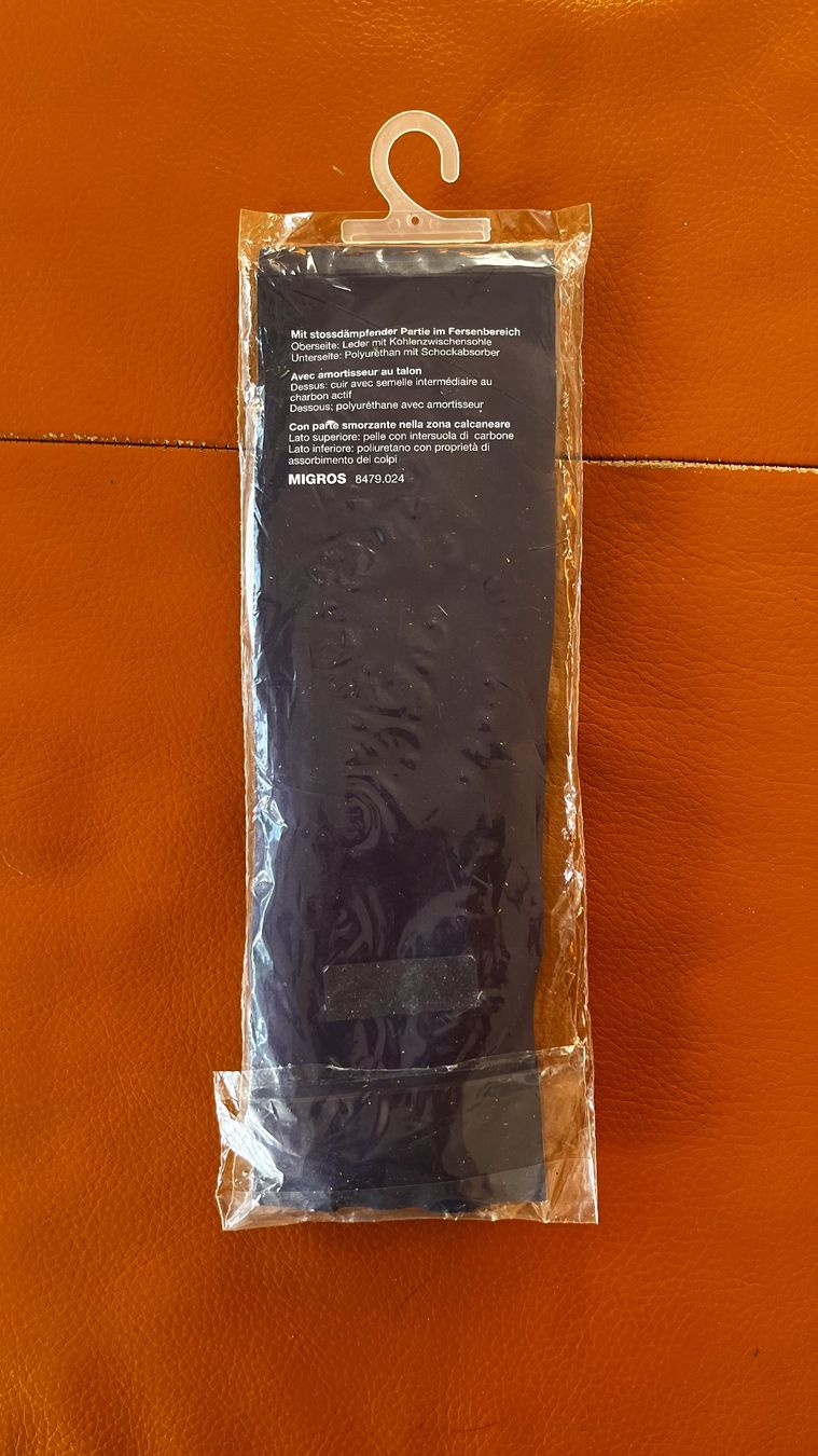 Herrenschuhe: Schuheinlagen aus echtem Leder – Neu und originalverpackt aus Tafers von JP911 1