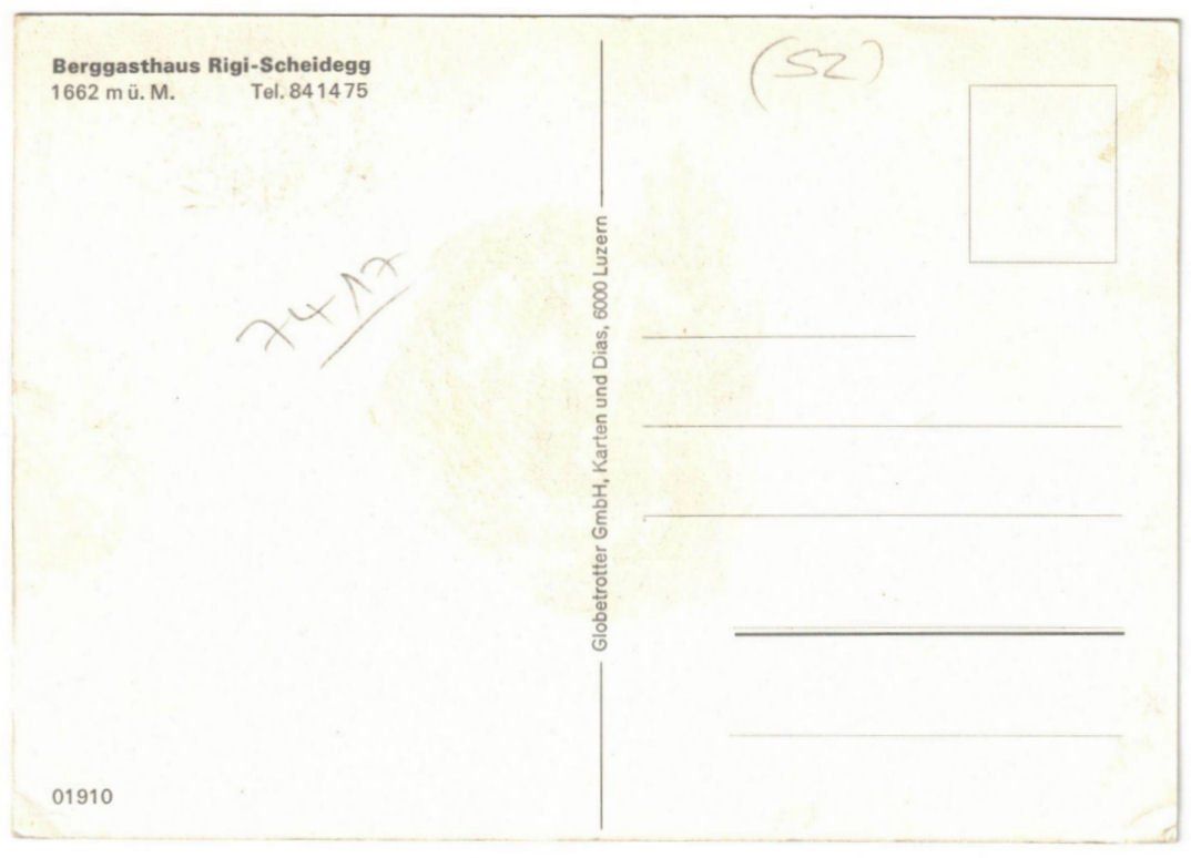 Cartoline postali: Rigi - 4 Bild AK – Usato da Binningen venduto da Mountainrider 1