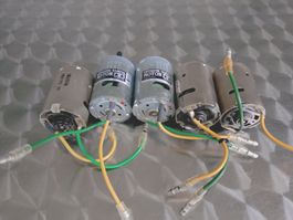 5 Tamiya Original RC-Motoren "Silver Can"