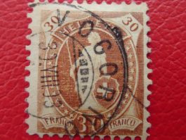 Stehende: 68D mit Vollstempel VOGORNO (TI): 30.AUG.1903 !