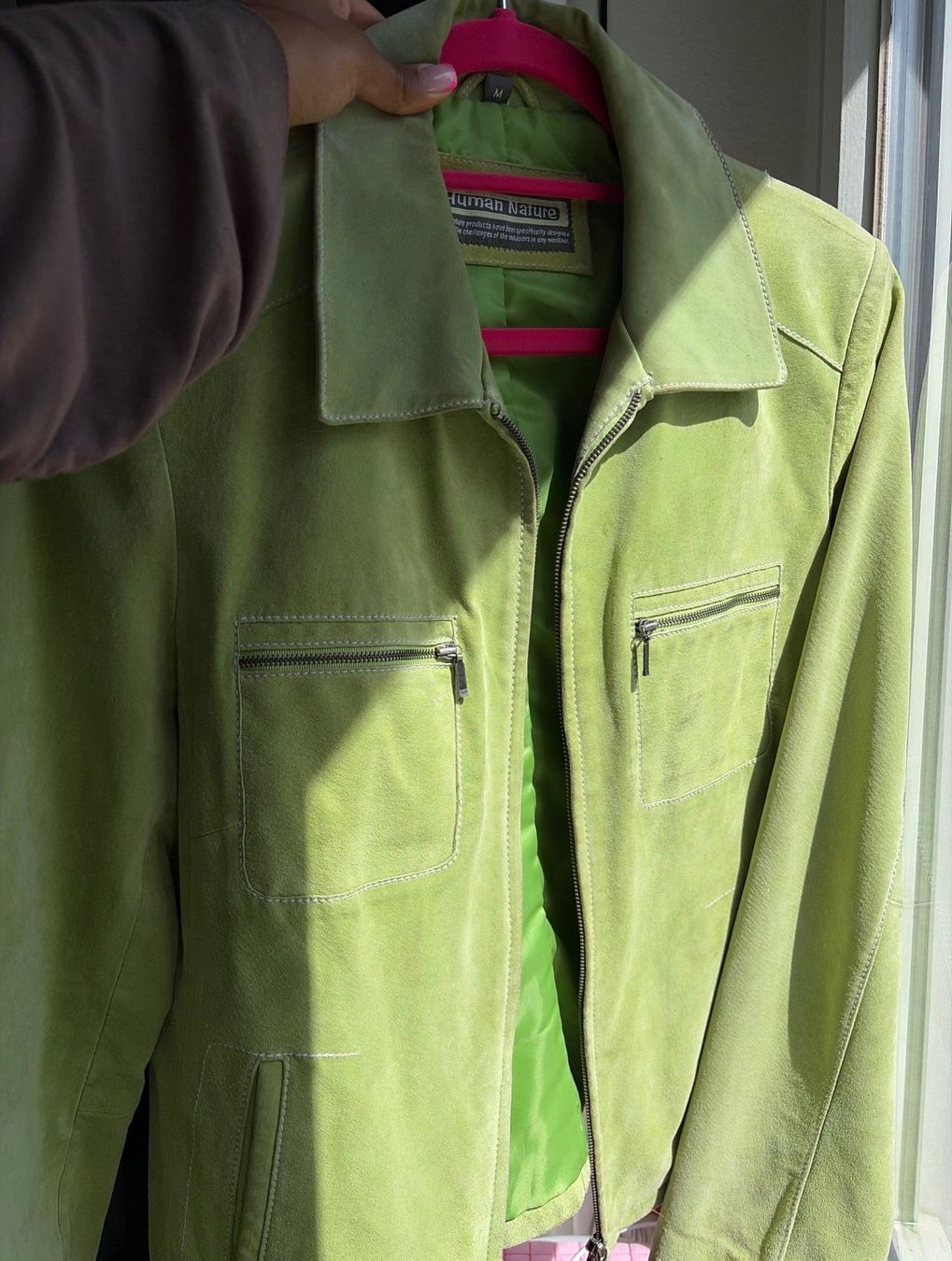 Jacken: Vintage Grün 100% Lederjacke – Gebraucht aus Zürich von ivorytara 2