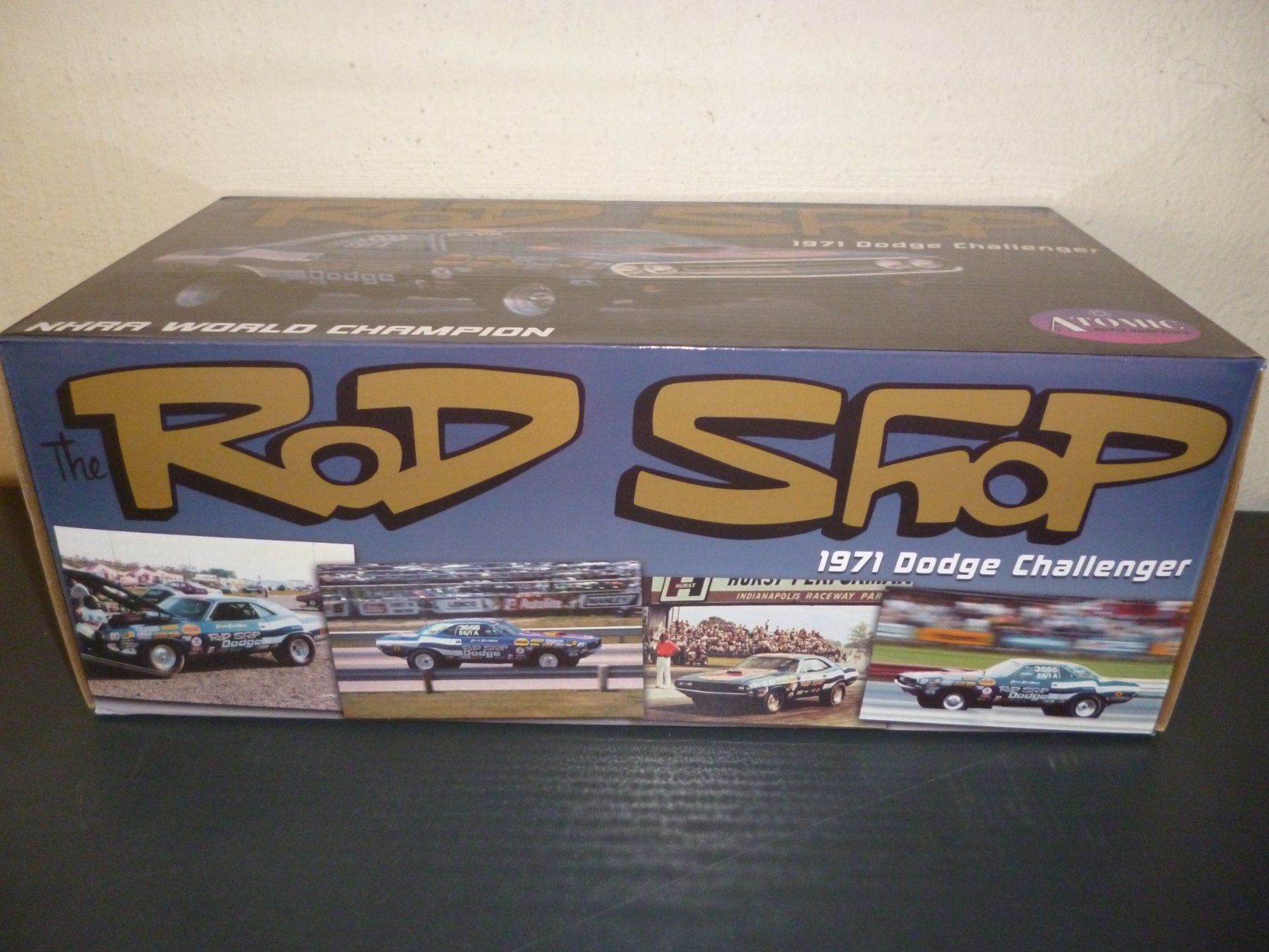 Dodge Modellautos: Dodge Challenger 1971"Rod-Shop" Atomic 1:18 – Neu und originalverpackt aus Niederwil SG von Kaicorner03 2
