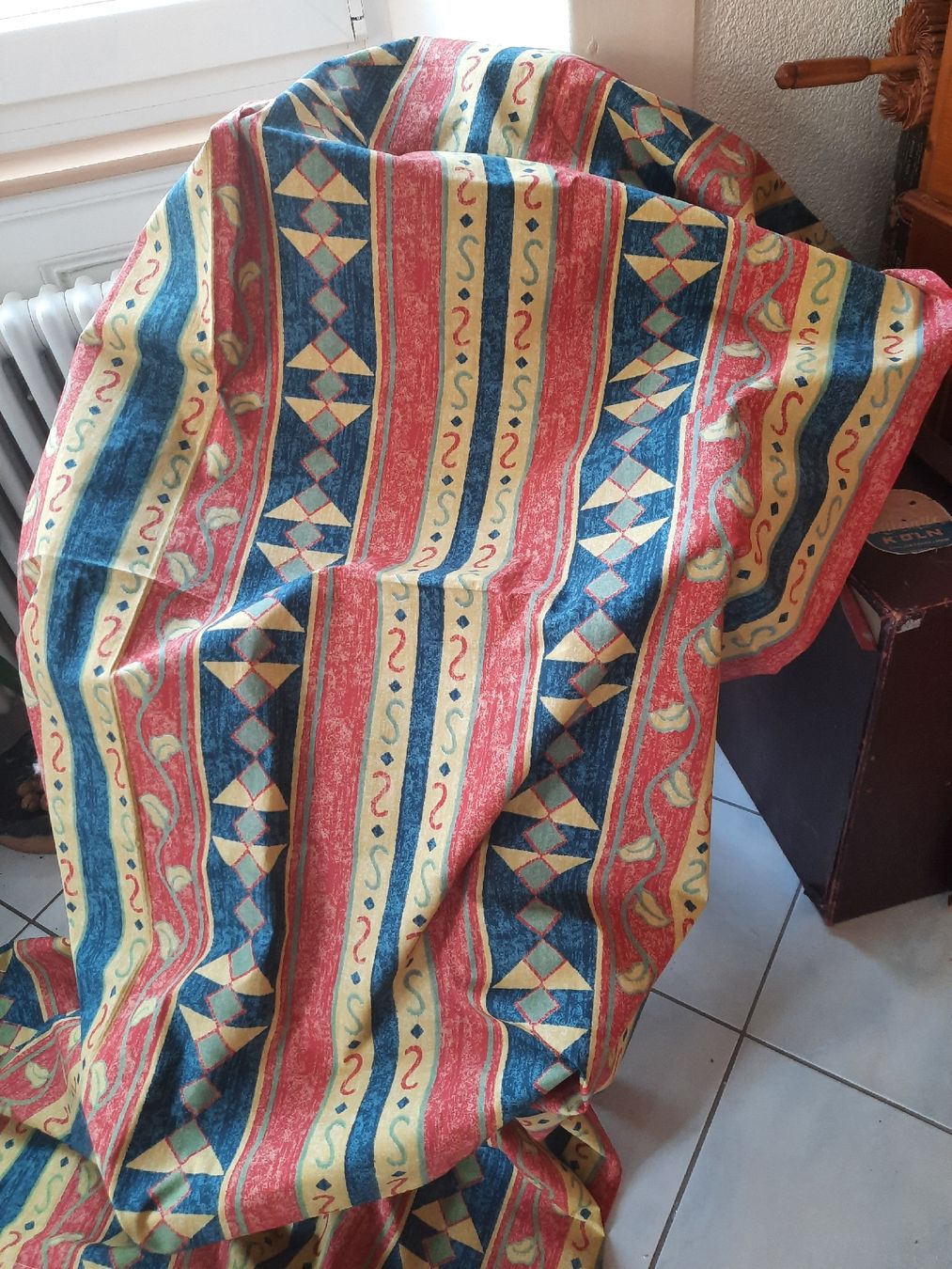 Vorhänge: VINTAGE, 2 RIDEAUX. Jamais utilisés – Gebraucht aus Le Locle von marylise01 3