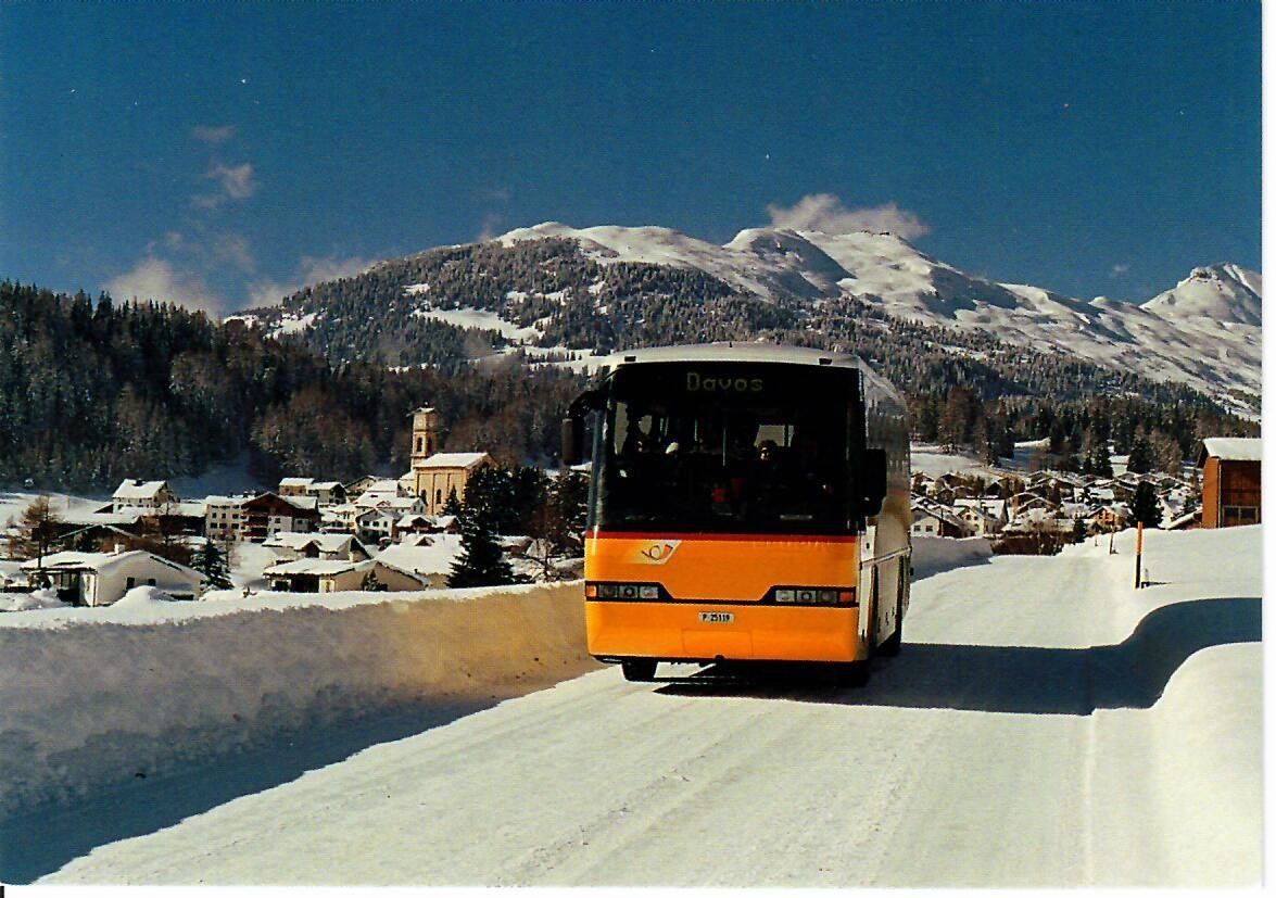 Cartes postales: Postauto nach Davos – D'occasion à Hochdorf par Ziegel-16
