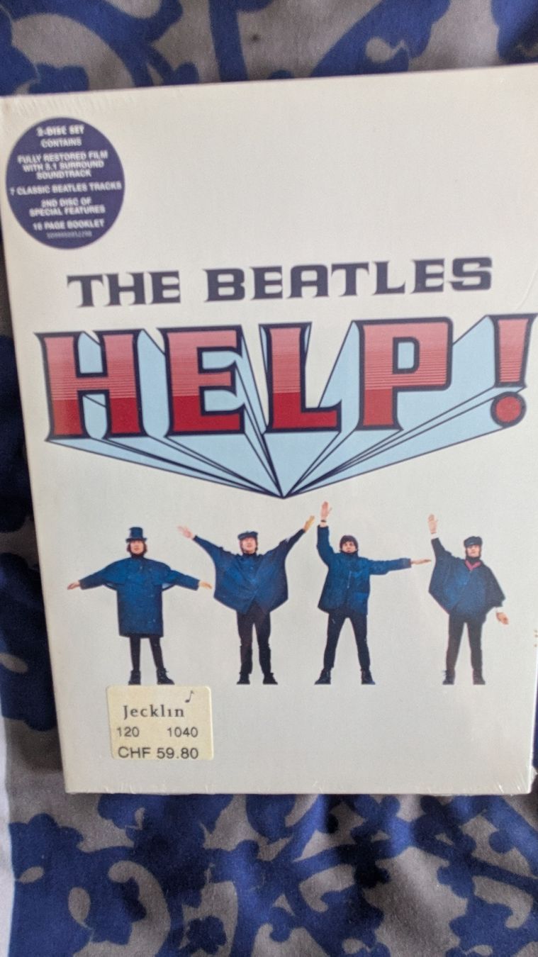 Tutti i DVDs: The Beatles Help, 2 DVD's – Nuovo e nell'imballaggio originale da Rottenschwil venduto da chnoblipress