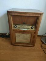 Radio Plattenspieler Kombination Holz gebraucht