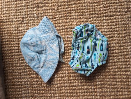 Schwimmwindel Badehose mit Mụ̈tze