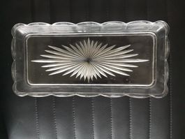 plat à cake en verre