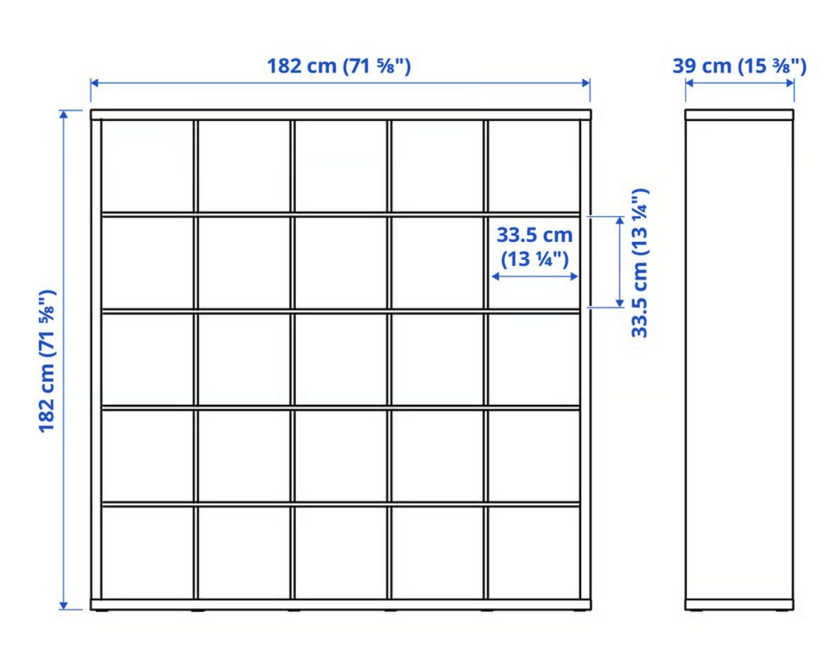 Ikea Étagères: Kallax Regal IKEA 5x5 – D'occasion à Wetzikon ZH par jaleanine 1