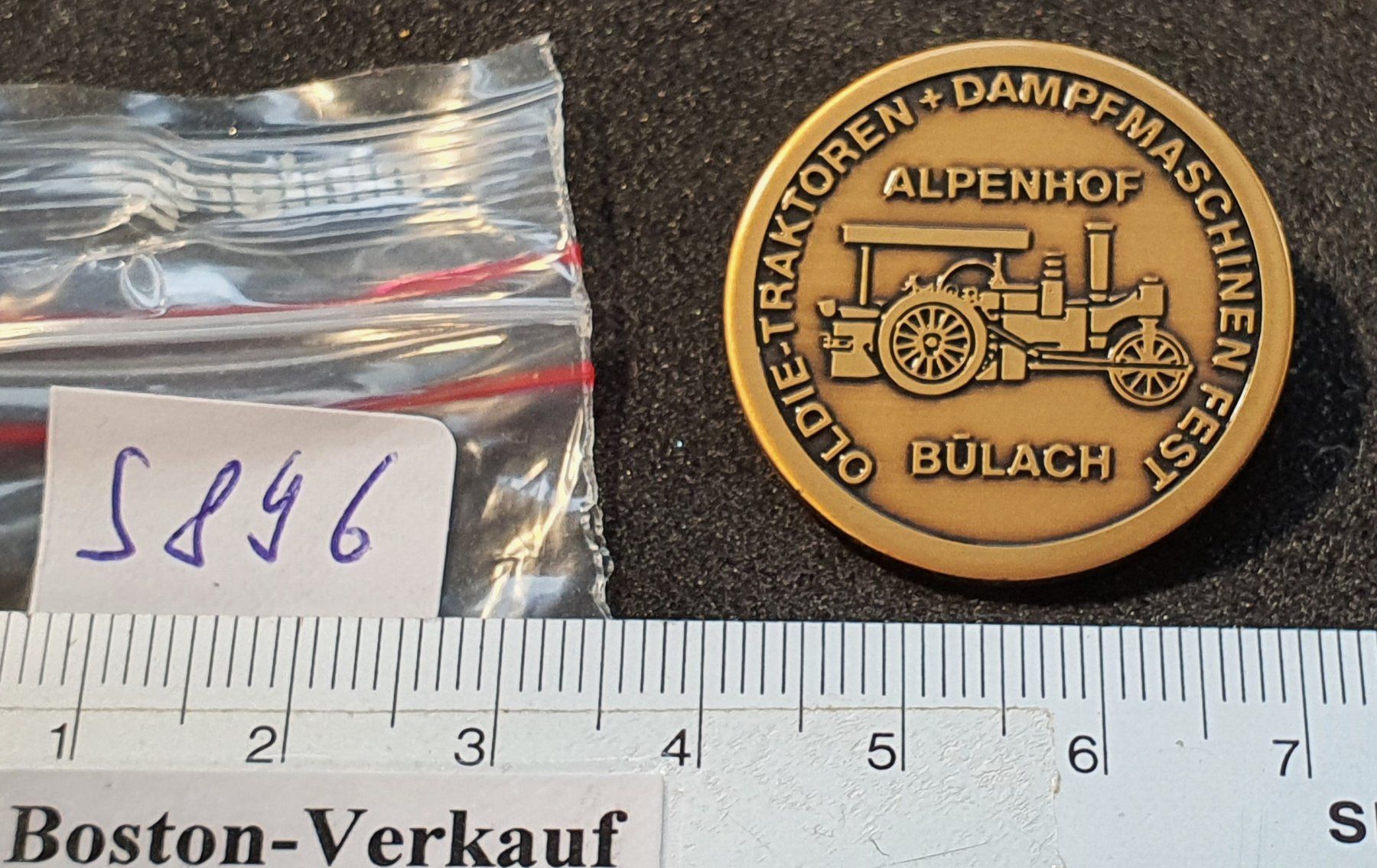 Spille & Fermagli: S896 - Brosche Oldtimer Traktor & Dampfmaschinen Fest BÜLACH – Usato da Reinach BL venduto da Boston-Verkauf 2