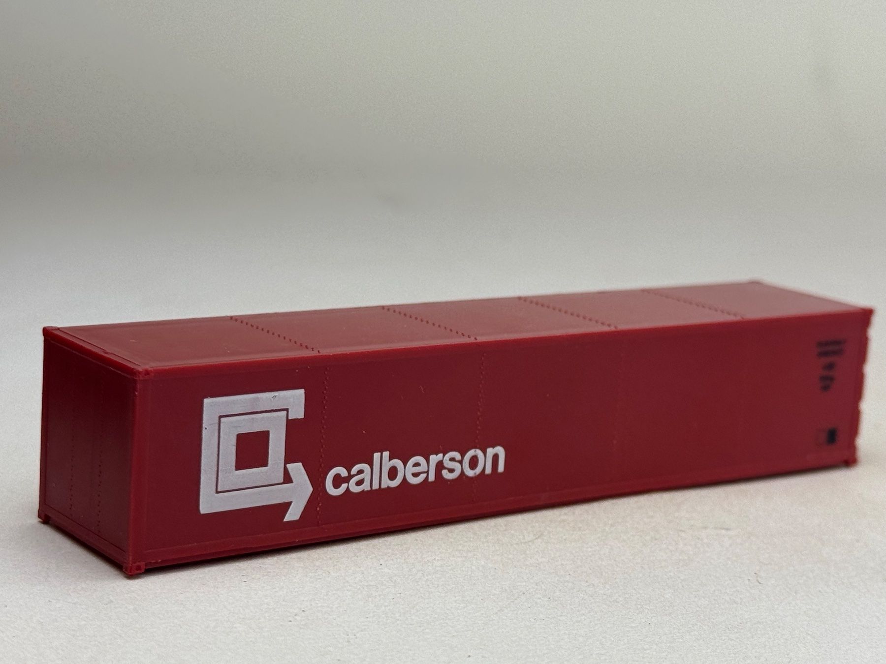 Modellini di ferrovie: EB- 40 Ft. Container Calberson braunrot – Usato da Elm venduto da Wikmtz