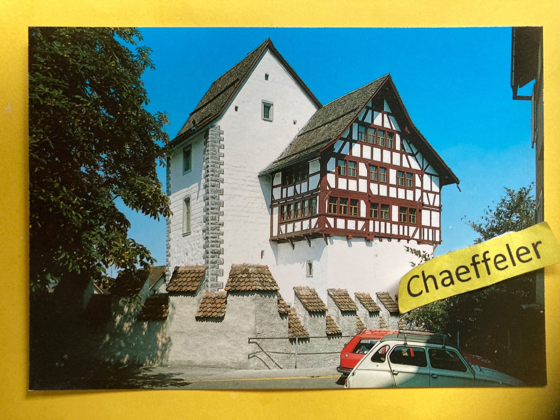 Ansichtskarten: Zug. Museum in der Burg. 1981 renoviert – Gebraucht aus Zürich von Chaeffeler