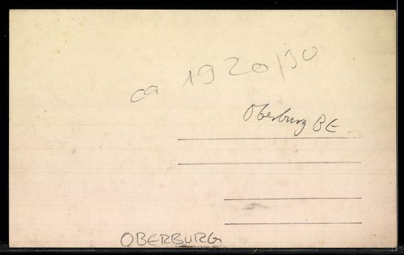 Cartes postales: AK Oberburg /BE, Ort mit Kirche – D'occasion à Berlin par bartko-reher 1