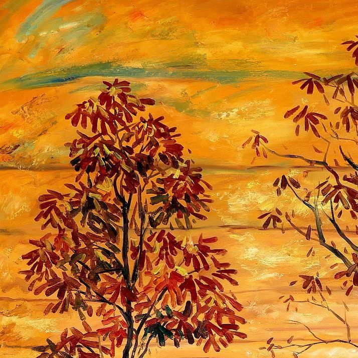 Riproduzioni & Creazioni: Egon Schiele - Vier Bäume – Nuovo (secondo la descrizione) da Larnaca venduto da KunstDepot24 1