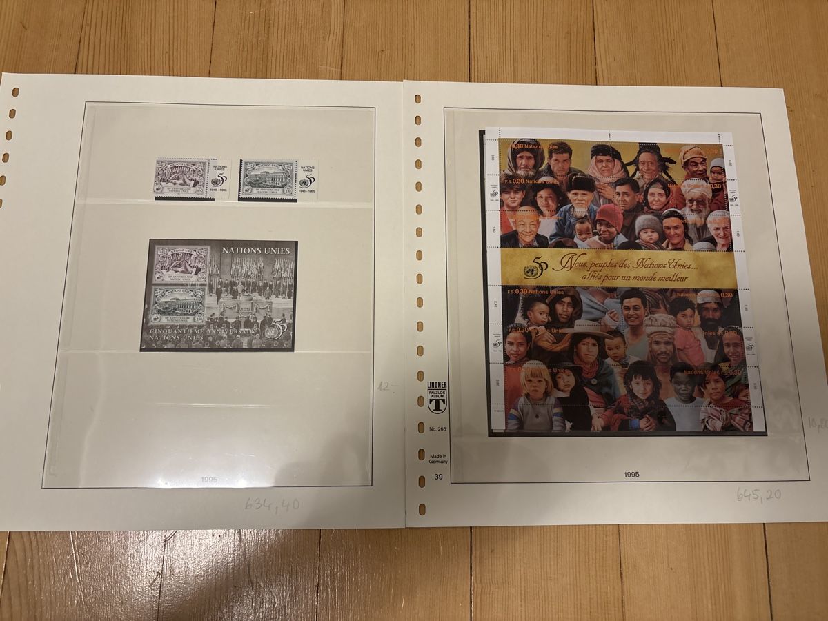 Tutti i francobolli: UNO Briefmarken Sammlung Schweiz 1969 -1995 – Nuovo (secondo la descrizione) da Freienstein venduto da Golfbueb 9