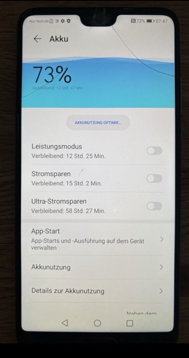 Huawei Telefoni cellulari / Smartphones: Huawei P20, 128GB, Midnight Blue – Usato da Luzern venduto da M.Ai 1