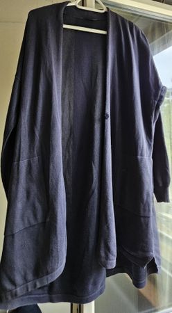 Gilet Long Bleu marine Nile Taille L