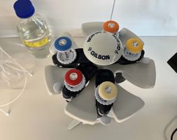 Gilson Pipetten-Karussell mit 5 Pipetten, Top Zustand!