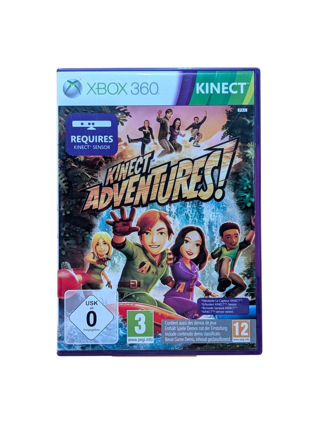 Microsoft Giochi: Kinect Adventures! Xbox 360 ohne Anleitung – Usato da Domat/Ems venduto da IsseldorsShop
