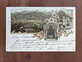 Ansichtskarte Schweiz von Chur GR Litho