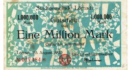 Lörrach 1 Mil.Mark 25.08.1923 SS++-VZ