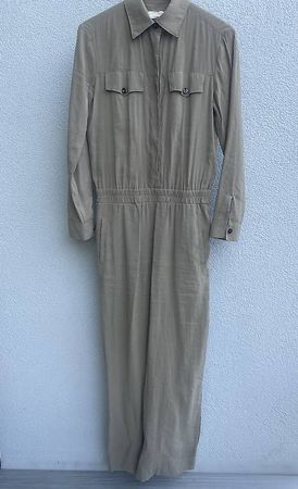 Momoni Jumpsuit Taupe / Khaki - Made in Italy