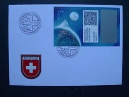 2021 Nr. C1III Swiss Crypto Stamps ID3 auf FDC