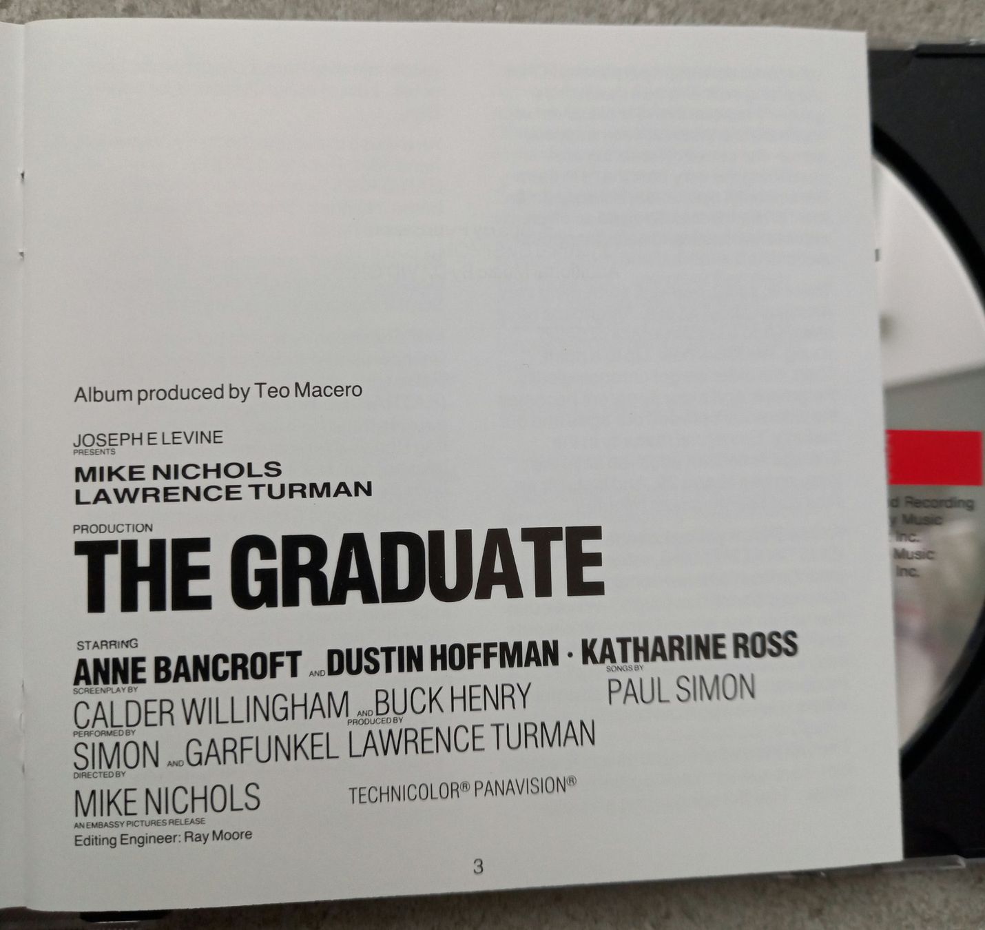 CD: CD "THE GRADUATE" – Nuovo (secondo la descrizione) da Binningen venduto da mar_2jlr 5