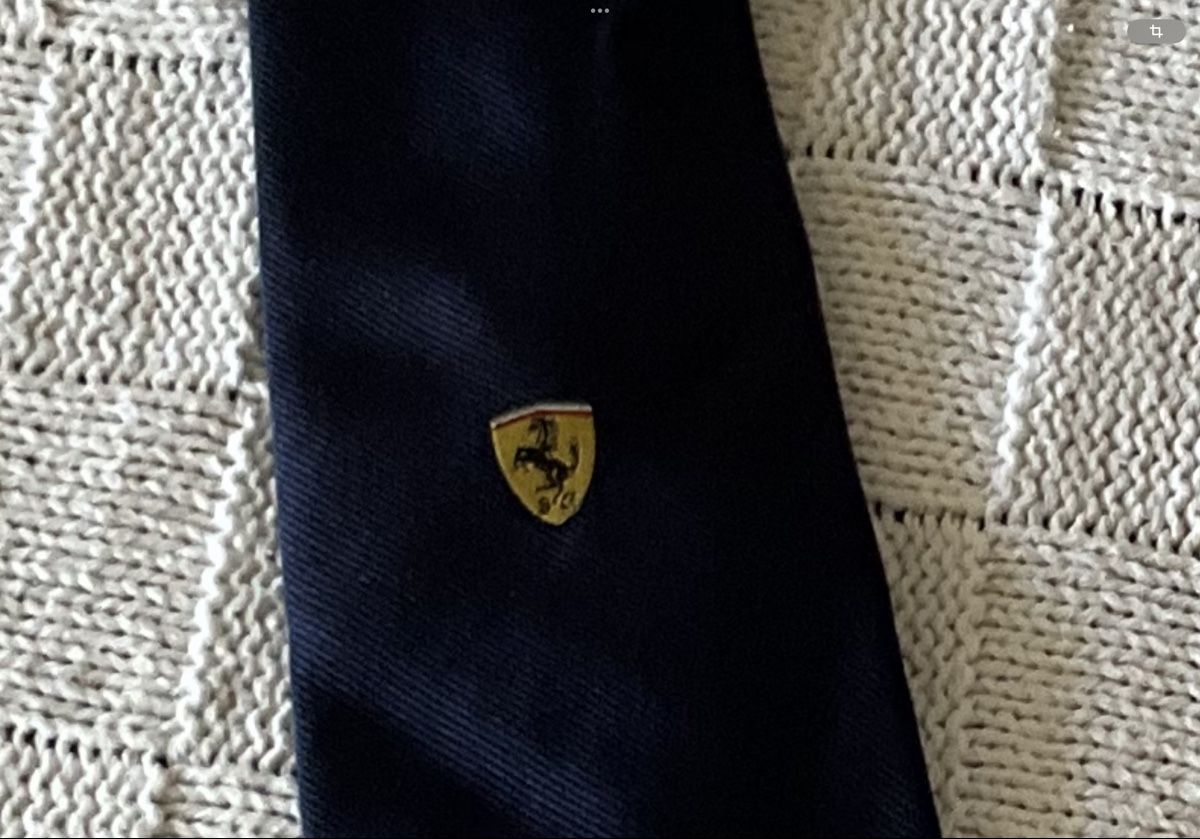 Krawatten: FERRARI Seiden-Krawatte B L A U – Neu (gemäss Beschreibung) aus Zürich von thovala
