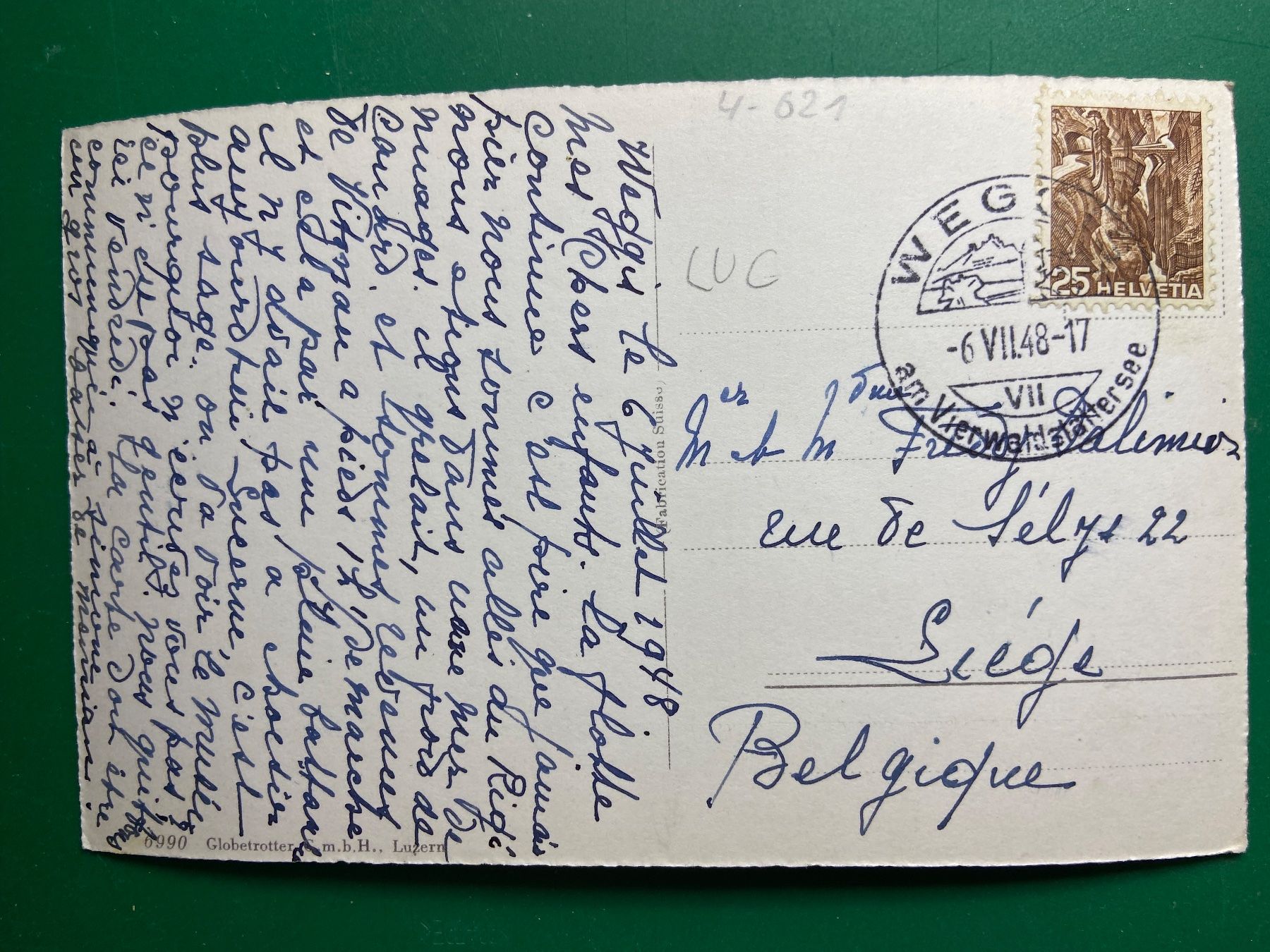 Cartoline postali: Weggis mit Pilatus – Usato da Steg VS venduto da _vinci_ 1