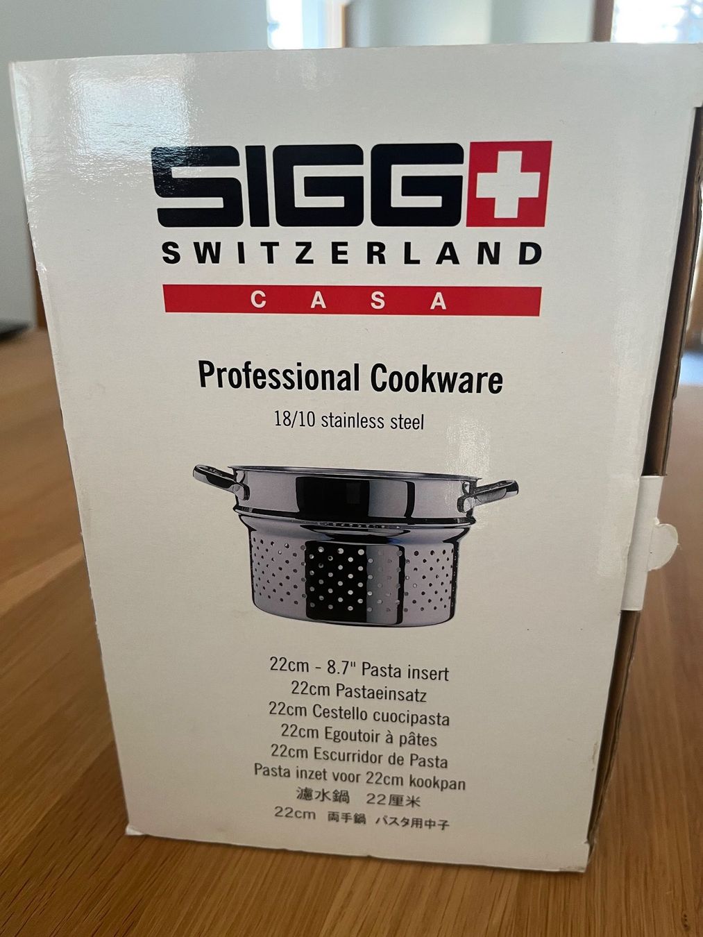Sigg Pentole: Sigg Casa Pasta Einsatz 22cm Neuwertig & Originalverpackt – Nuovo (secondo la descrizione) da Unterterzen venduto da Siola4 2
