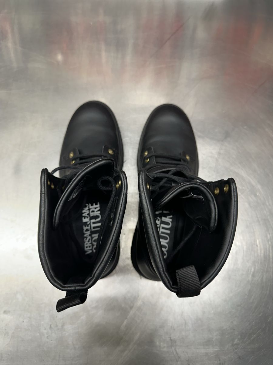 Versace Scarpe da uomo: Versace Jeans Couture Boots Schwarz – Usato da Schwende venduto da weesli 3