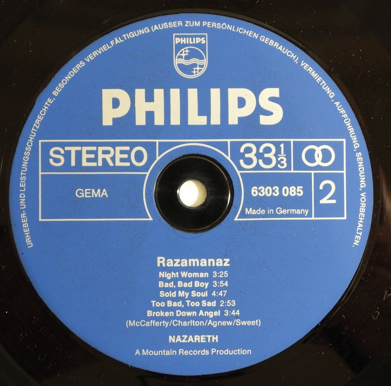Dischi in vinile: Nazareth Razamanaz LP 1973 – Usato da Dübendorf venduto da mar_85sd 5