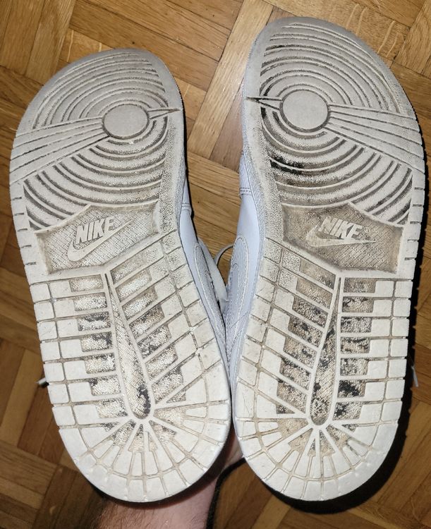 Jordan Chaussures hommes: Jordan 1 Mid Weiss, Grösse 43, gebraucht Zustand, Sneaker! – D'occasion à Solothurn par tingel_t 3