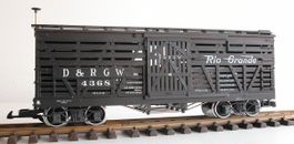 LGB US Box Car / Viehtransport der Rio Grande Spur G